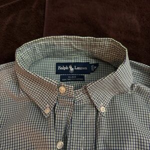Ralph Lauren Men's medium Plaid button up Shirt